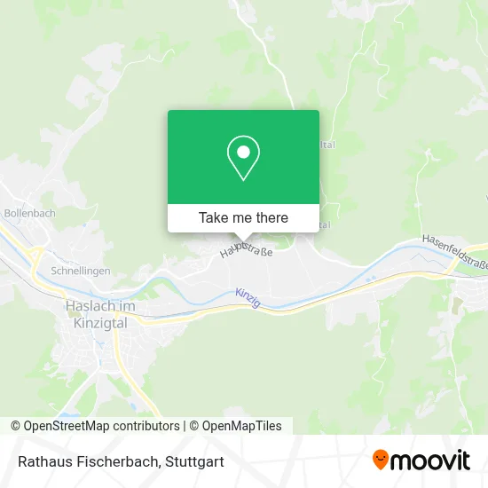Rathaus Fischerbach map