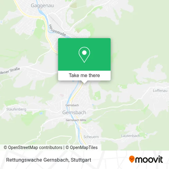Rettungswache Gernsbach map
