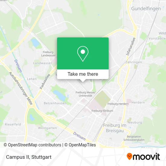 Campus II map