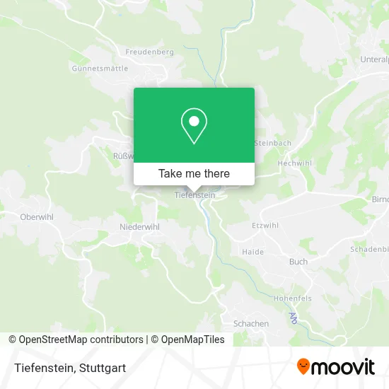 Tiefenstein map