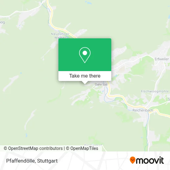 Pfaffendölle map