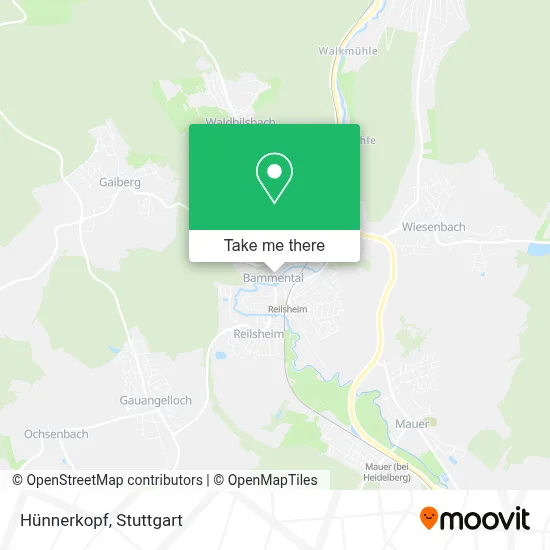 Hünnerkopf map