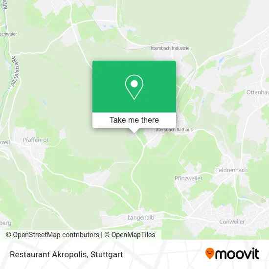 Restaurant Akropolis map