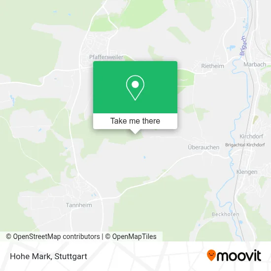 Hohe Mark map