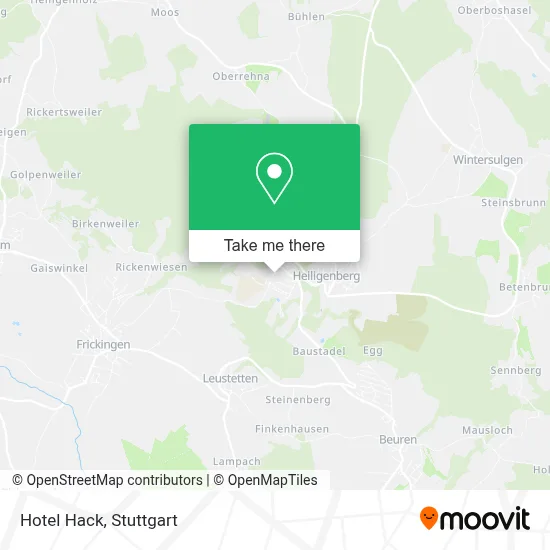 Hotel Hack map