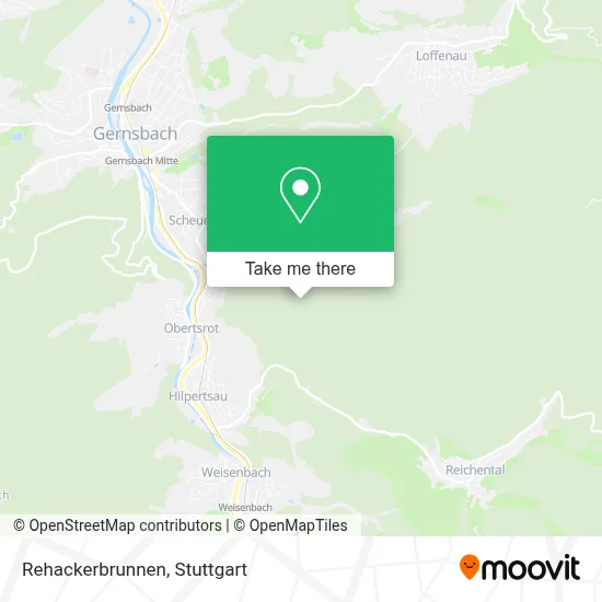 Rehackerbrunnen map