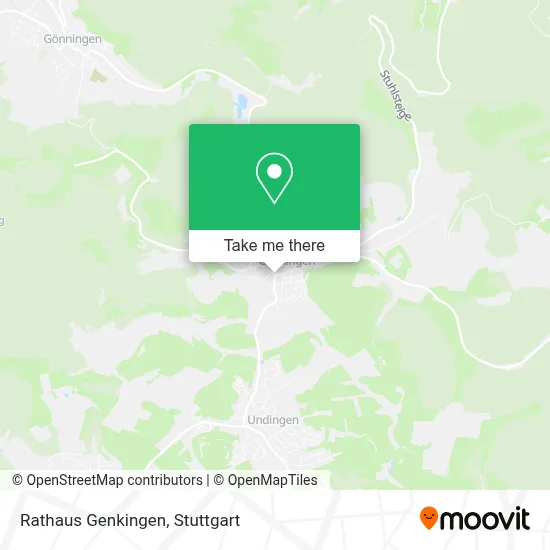 Rathaus Genkingen map