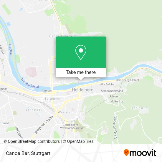 Canoa Bar map