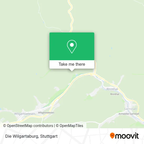 Die Wilgartaburg map