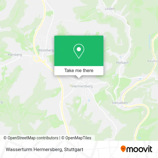Wasserturm Hermersberg map