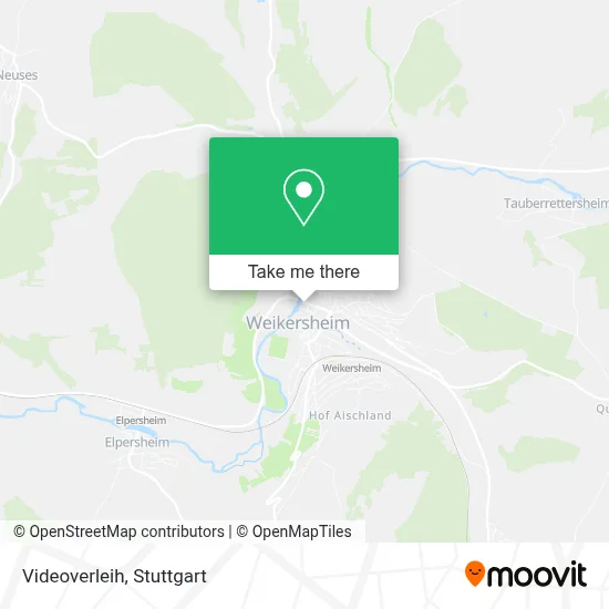 Videoverleih map