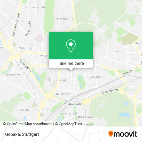 Gebaka map