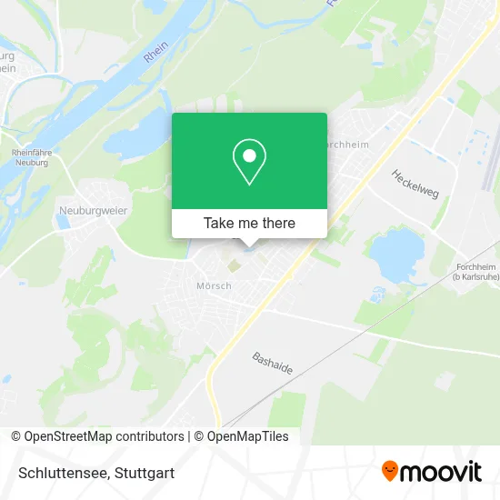 Schluttensee map
