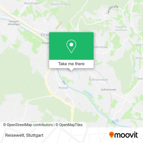 Reisewelt map