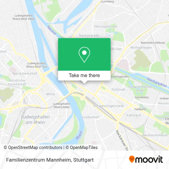 Familienzentrum Mannheim map