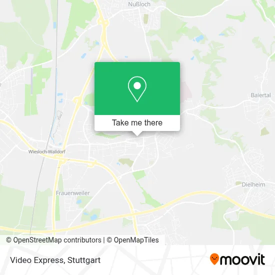 Video Express map