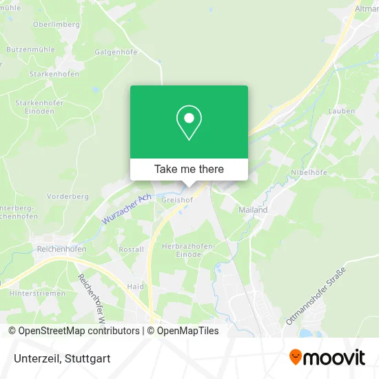 Unterzeil map