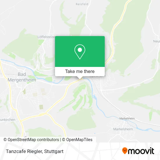 Tanzcafe Riegler map