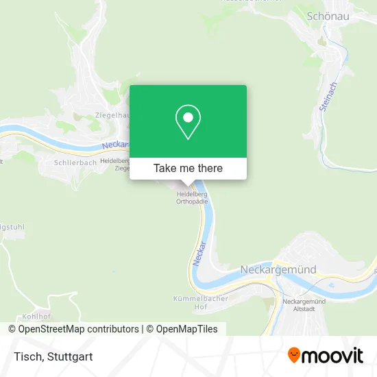 Tisch map