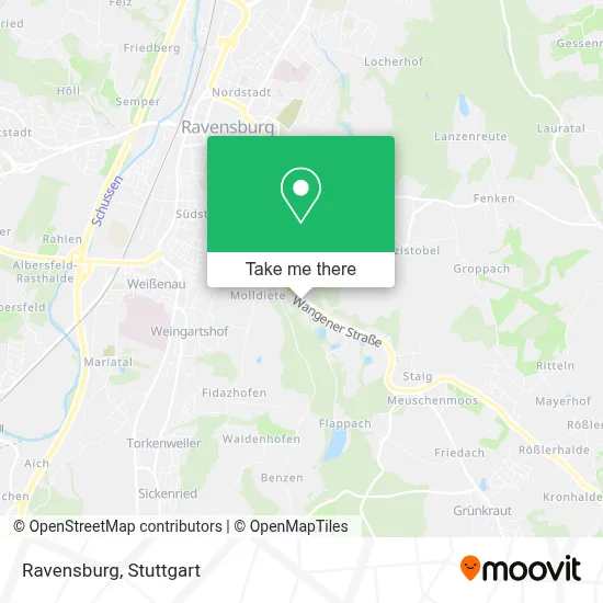 Ravensburg map