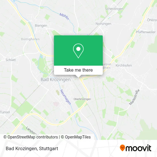 Bad Krozingen map