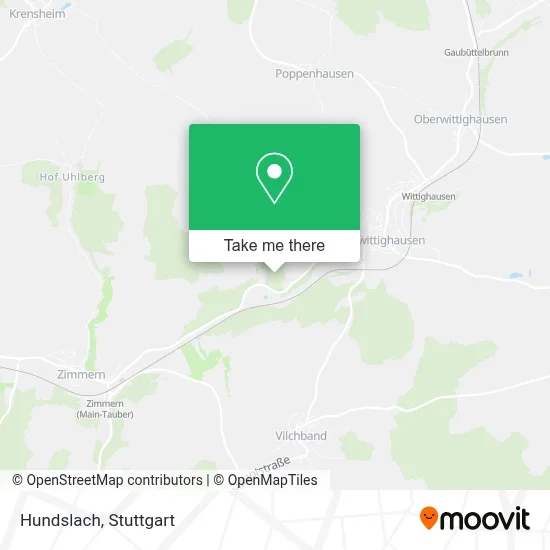 Hundslach map