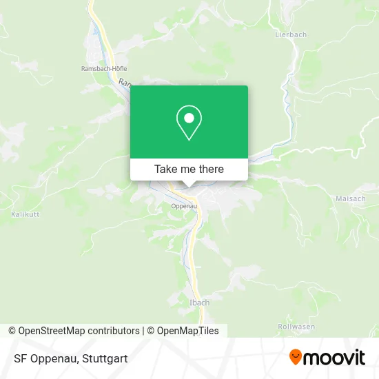 SF Oppenau map