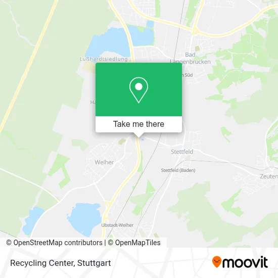 Wertstoffhof map