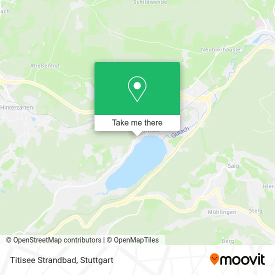 Titisee Strandbad map