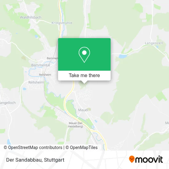Der Sandabbau map