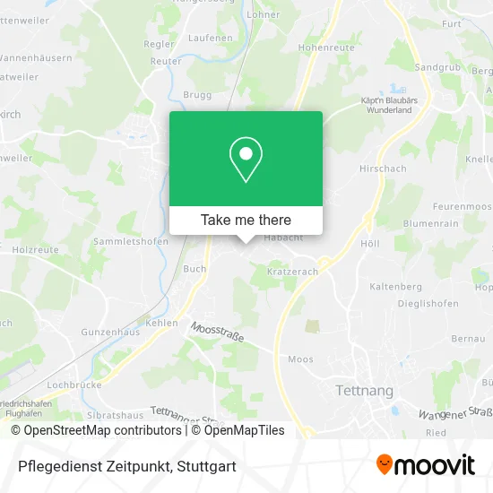 Pflegedienst Zeitpunkt map