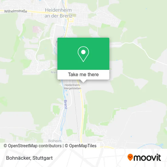 Bohnäcker map