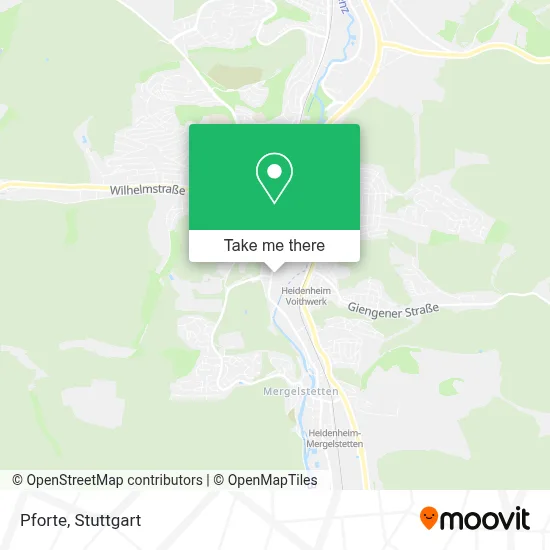 Pforte map