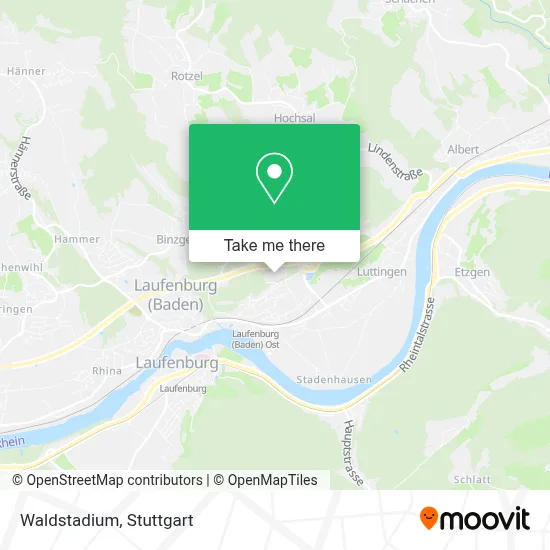 Waldstadium map