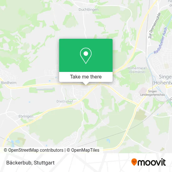Bäckerbub map