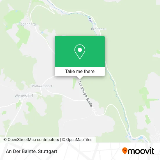 An Der Bainte map