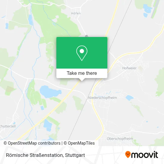Römische Straßenstation map