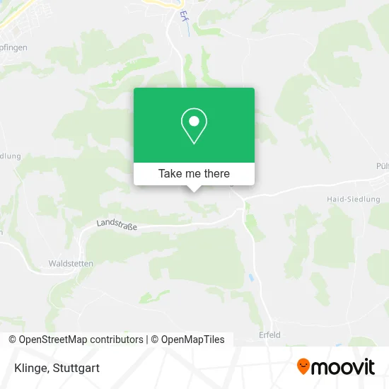Klinge map