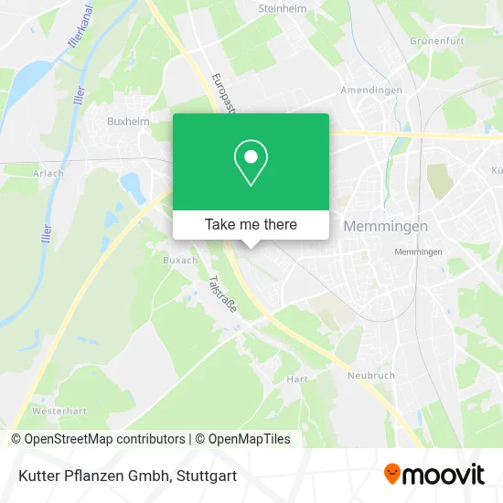 Kutter Pflanzen Gmbh map