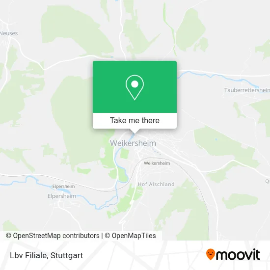 Lbv Filiale map
