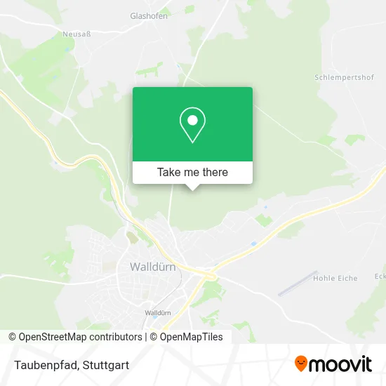 Taubenpfad map