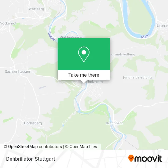 Defibrillator map