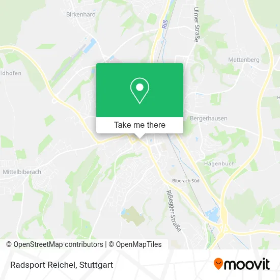 Radsport Reichel map