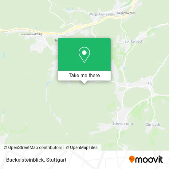 Backelsteinblick map