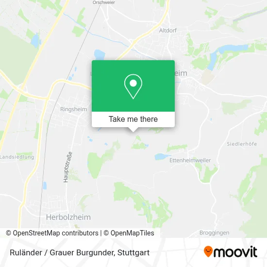 Ruländer / Grauer Burgunder map