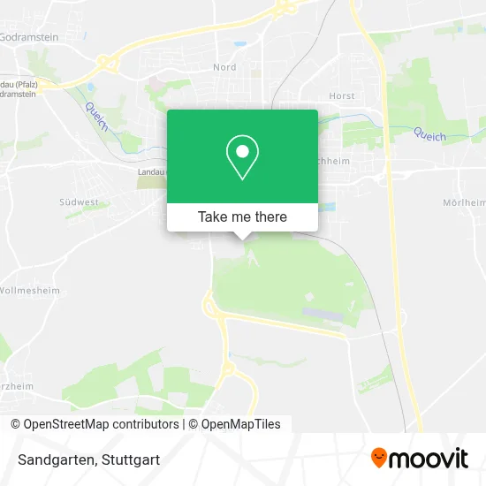 Sandgarten map