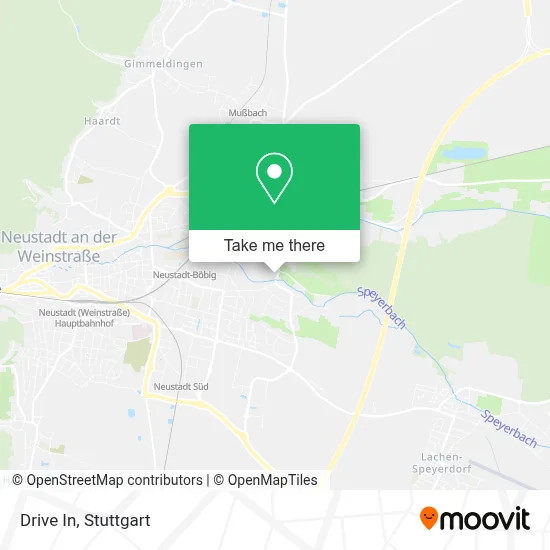 Drive In map