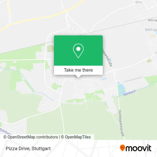 Pizza Drive map