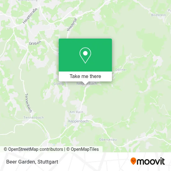 Biergarten map