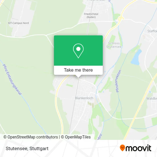 Stutensee map